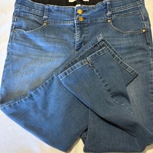 Vintage America Blue Cropped Jeans